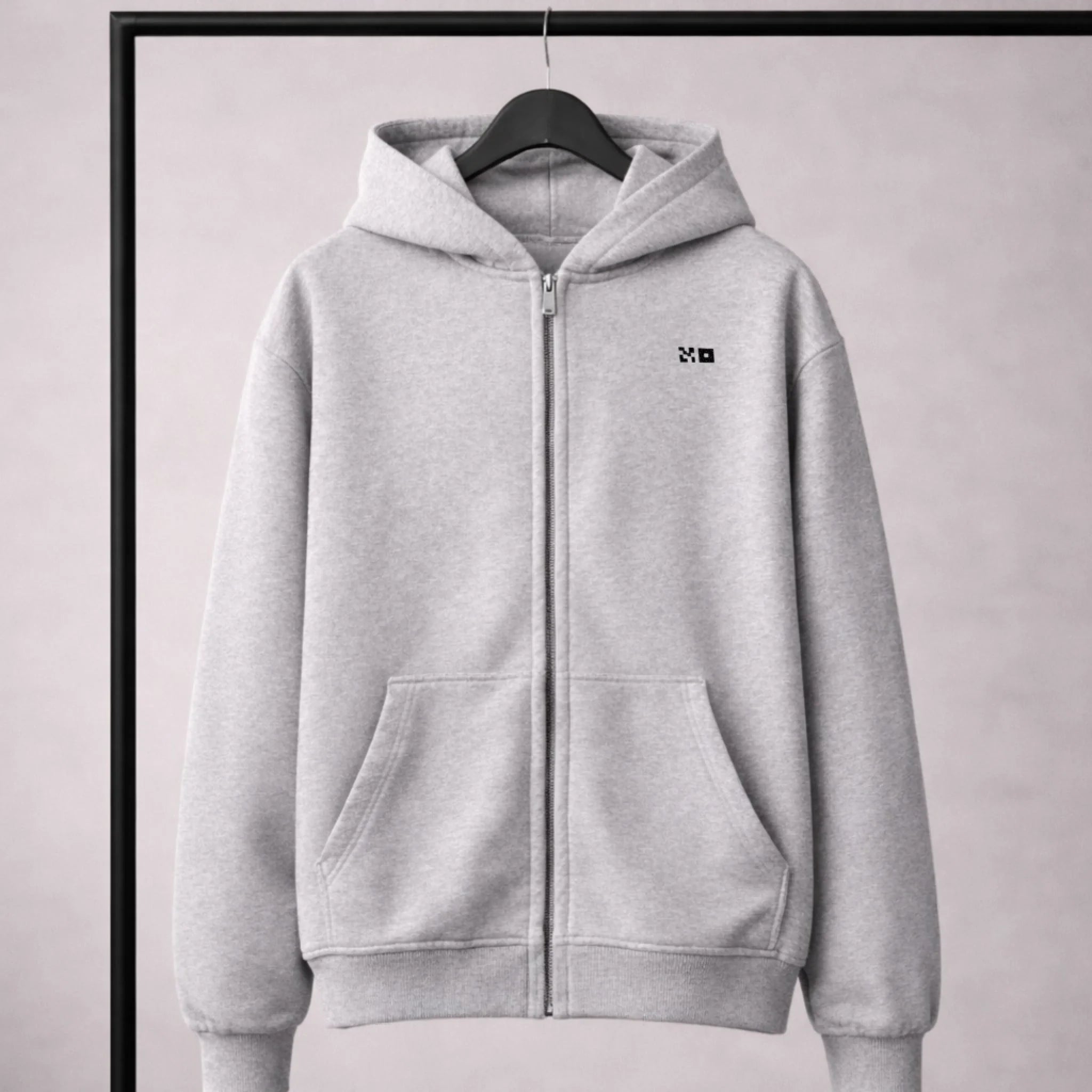Zipper Grey Front