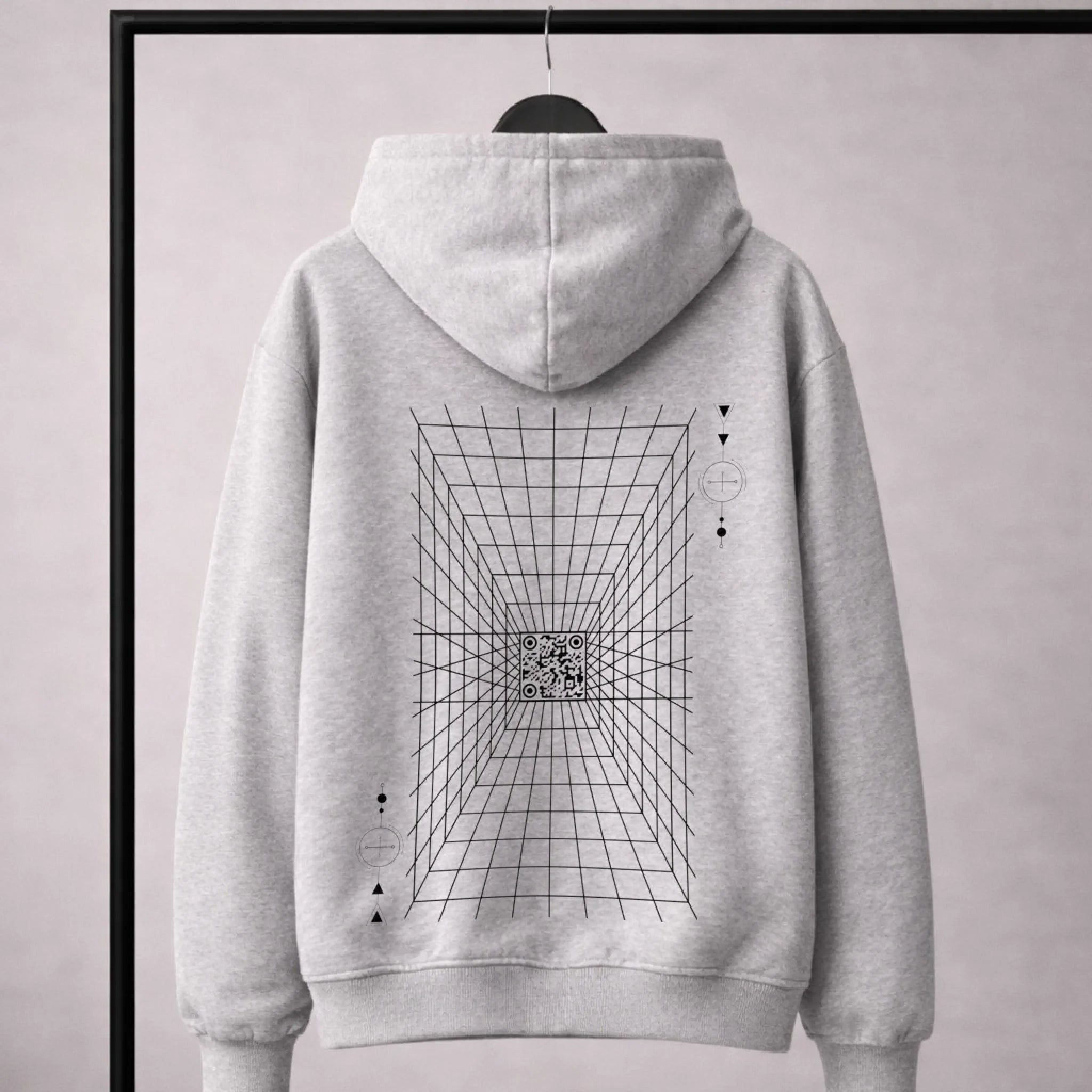 Camescura Zipper Grey Back