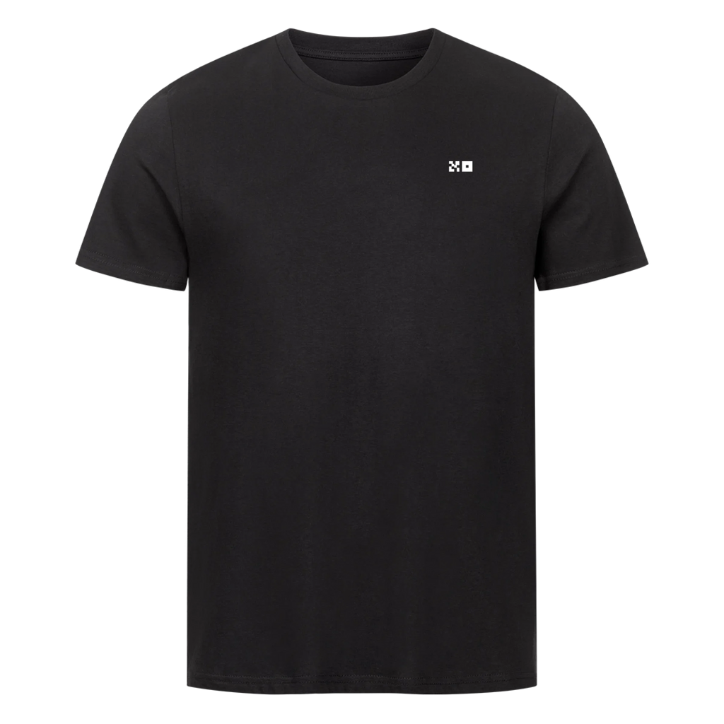 Premium Organic Shirt black Front 