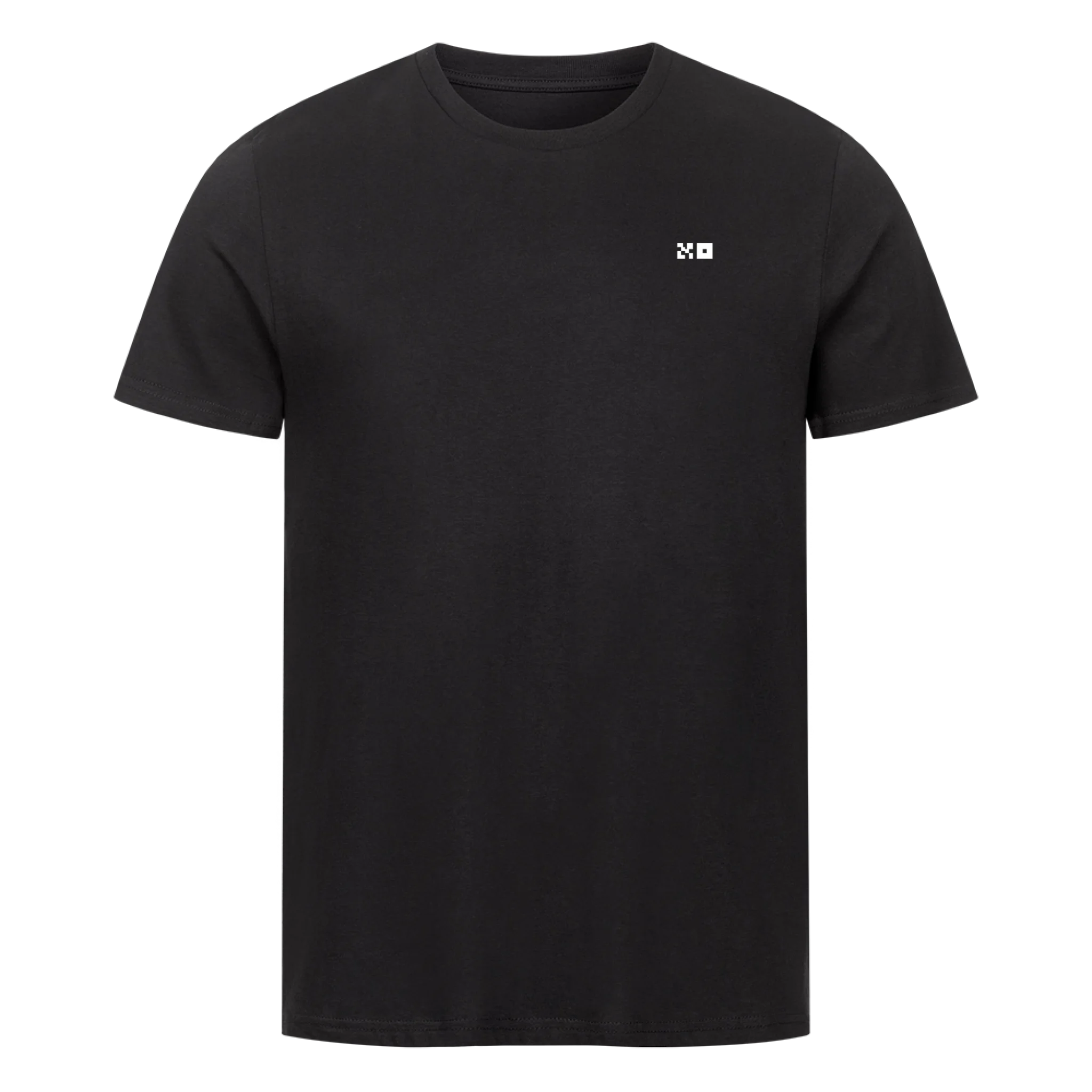 Premium Organic Shirt black Front 
