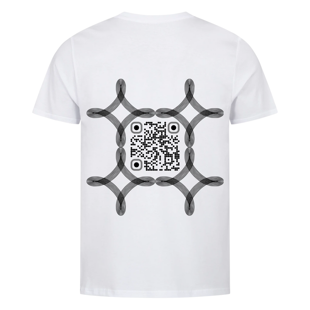 Premium Organic Shirt white back 