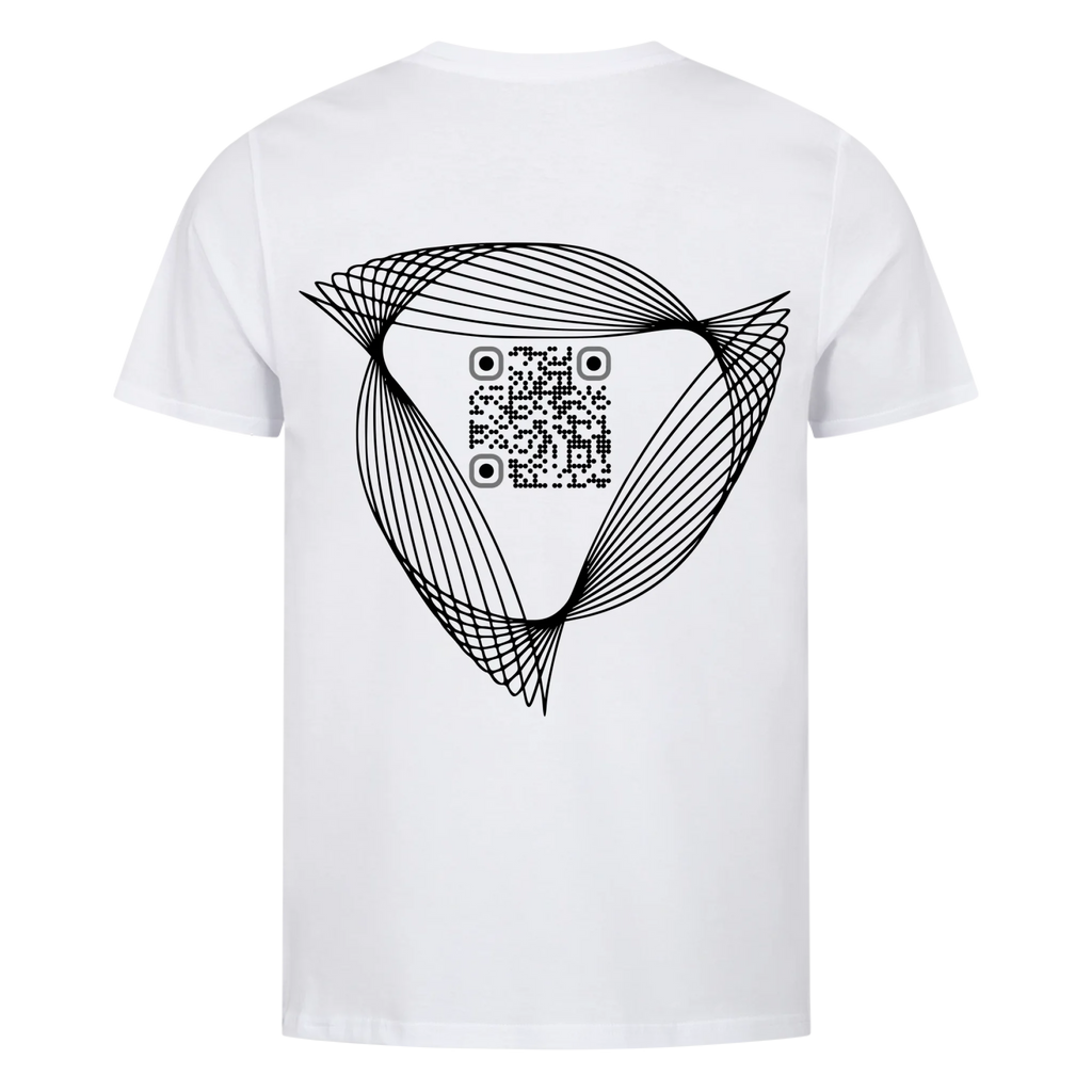 Premium Organic Shirt white back 