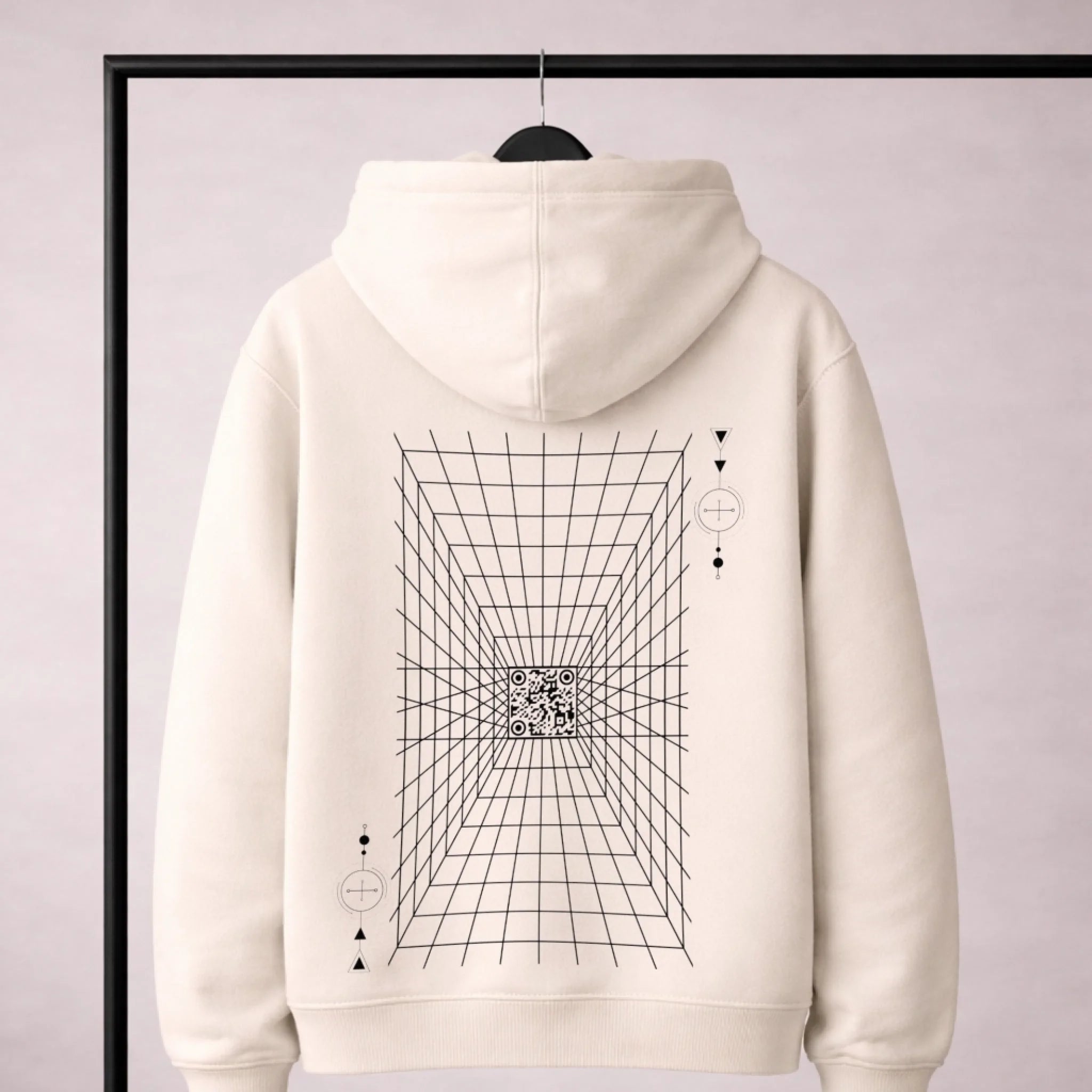 Camescura Hoodie Beige Back
