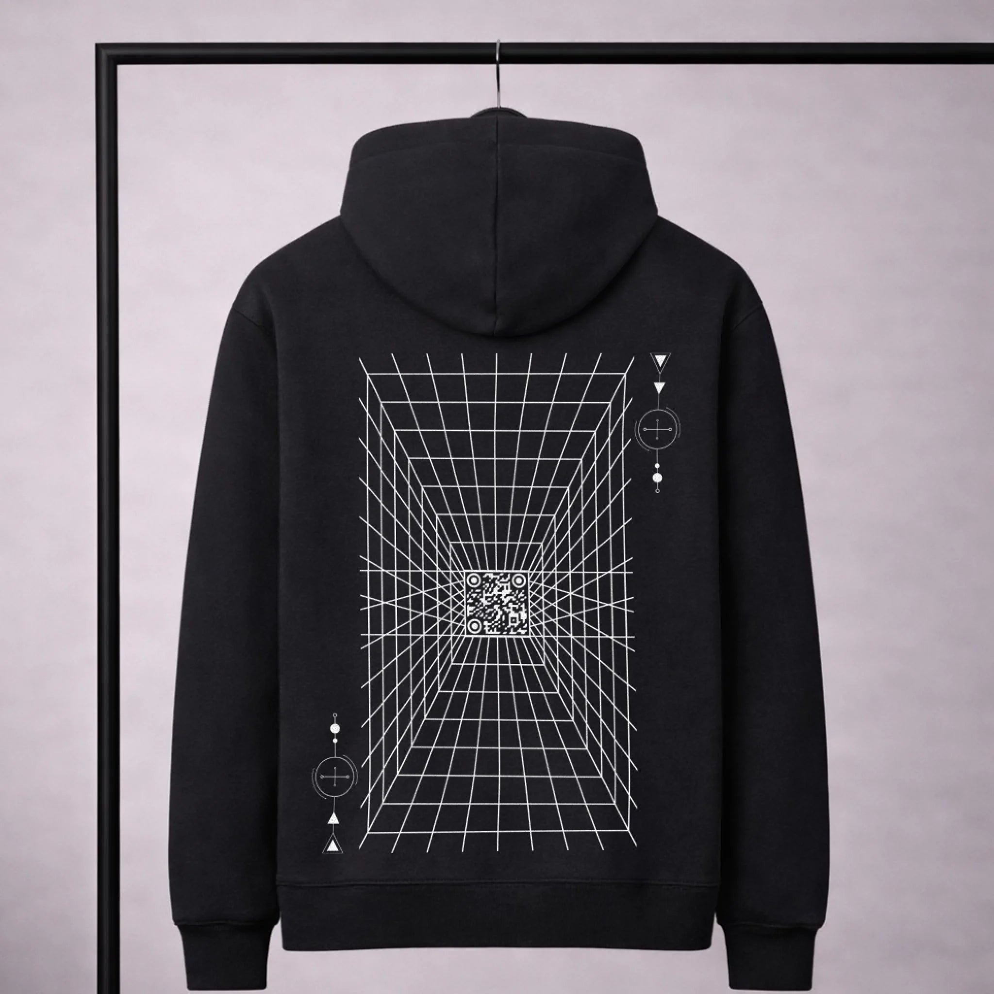 Camescura Hoodie Black Back