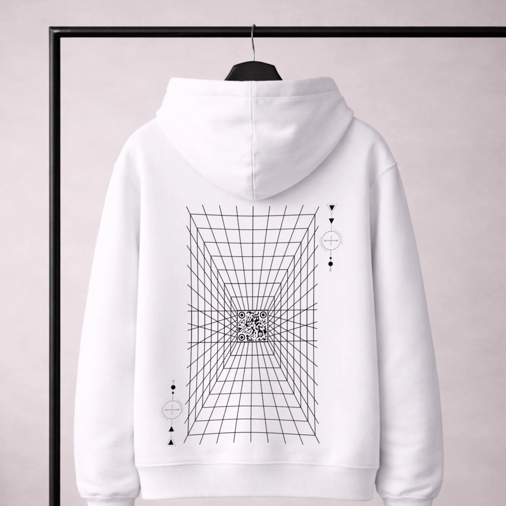 Camescura Hoodie White Back