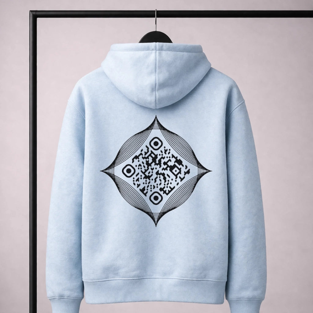 Skeptic Hoodie Babyblue Back