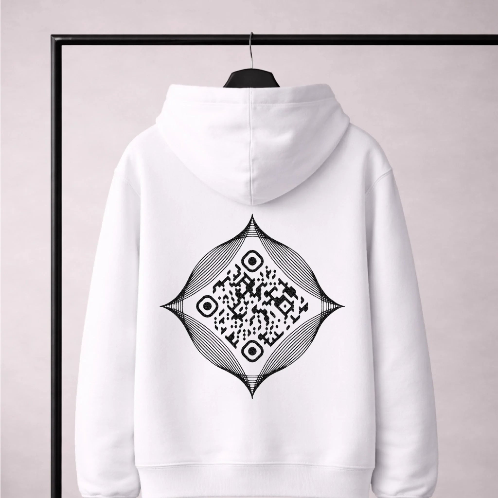 Skeptic Hoodie White Back