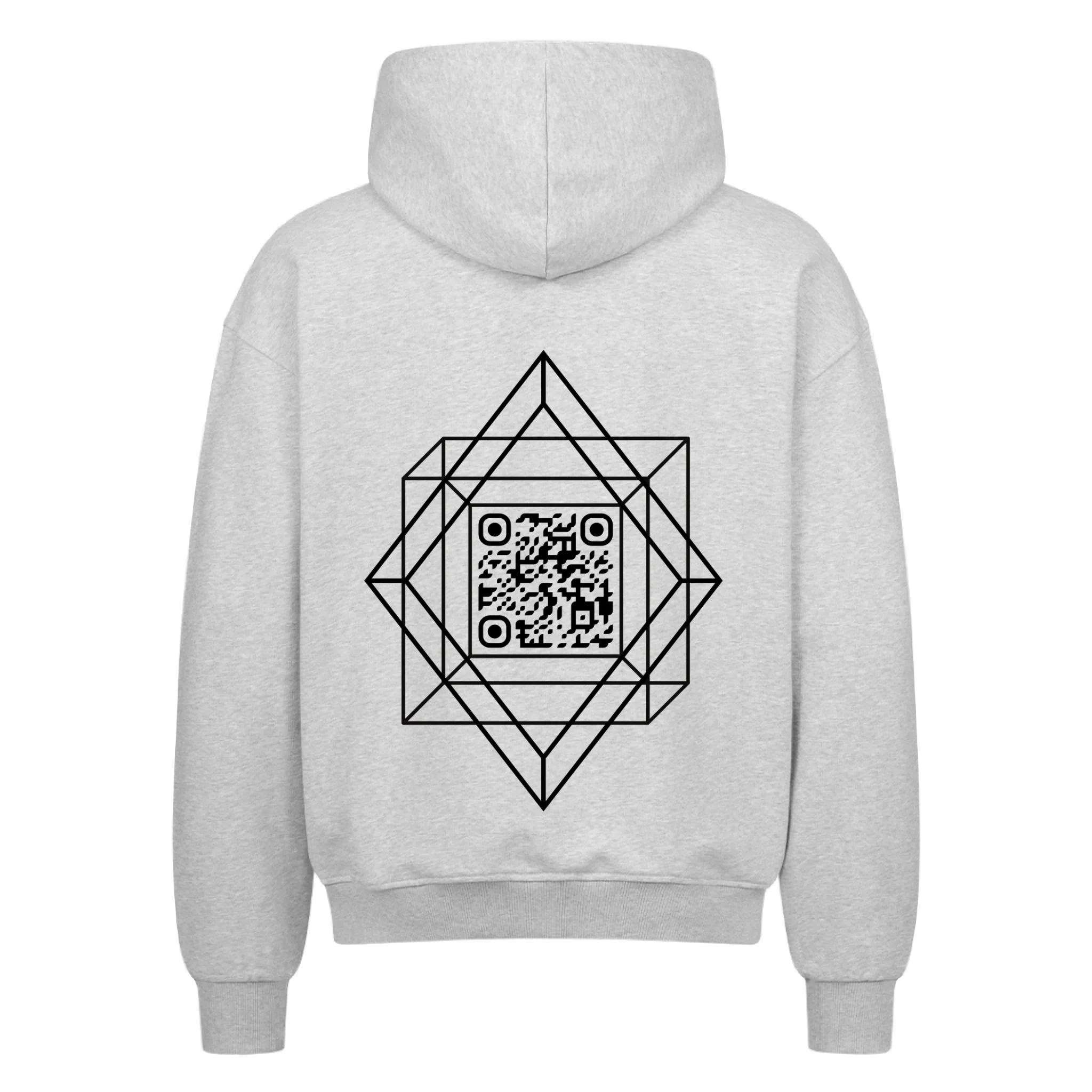Oversized Zipper  Grey Back