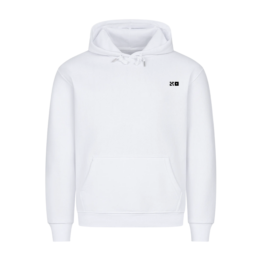 HigherBlanks Premium Hoodie white front