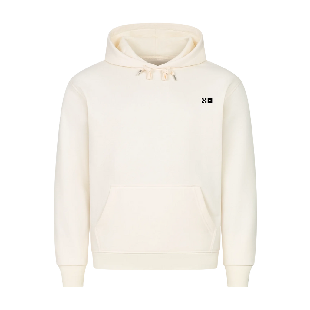 HigherBlanks Premium Hoodie Beige Front