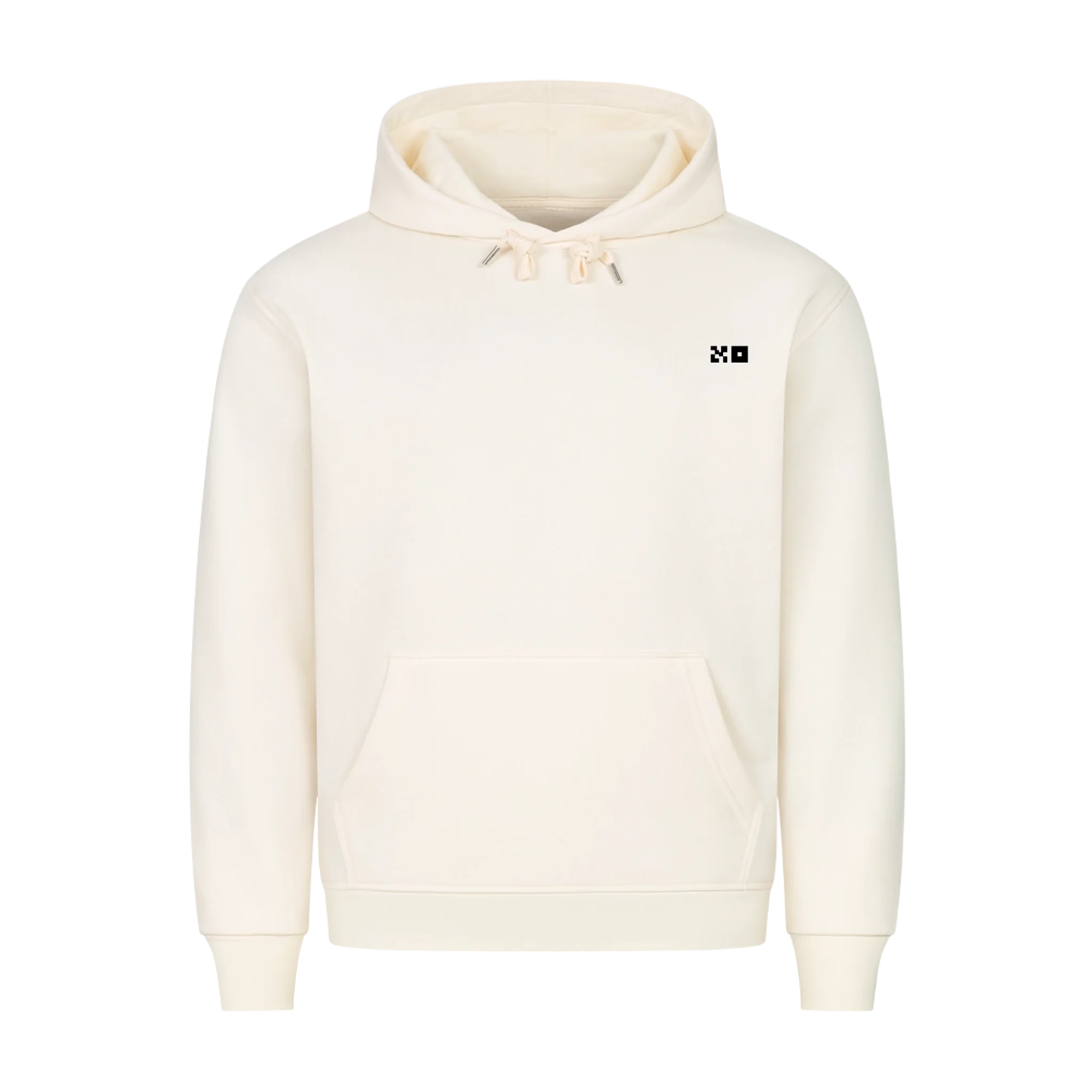 HigherBlanks Premium Hoodie Beige Front