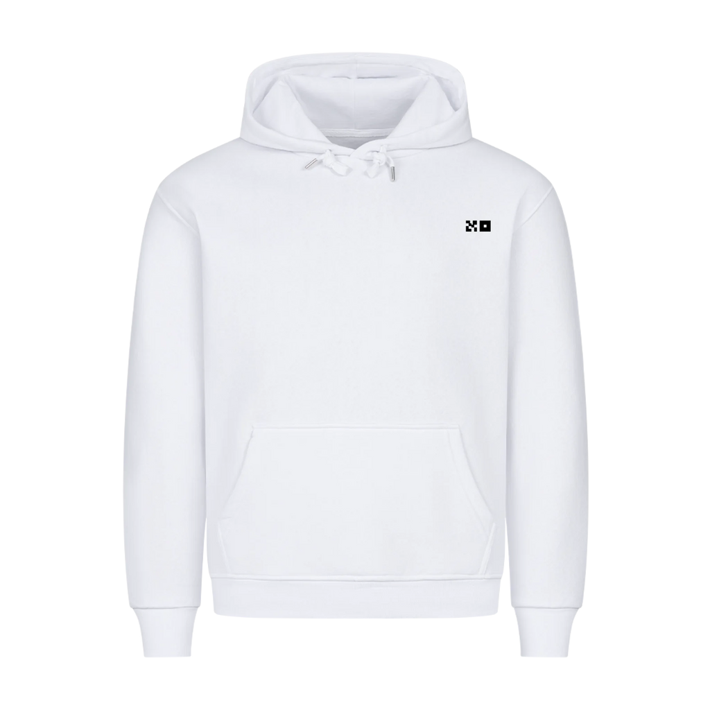 HigherBlanks Premium Hoodie white front