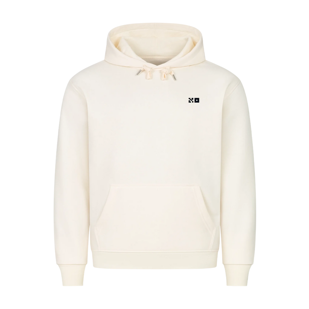 HigherBlanks Premium Hoodie Beige Front