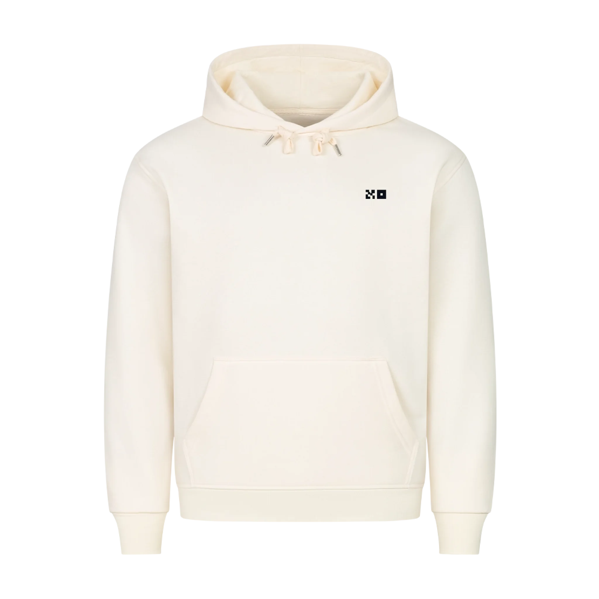 HigherBlanks Premium Hoodie Beige Front