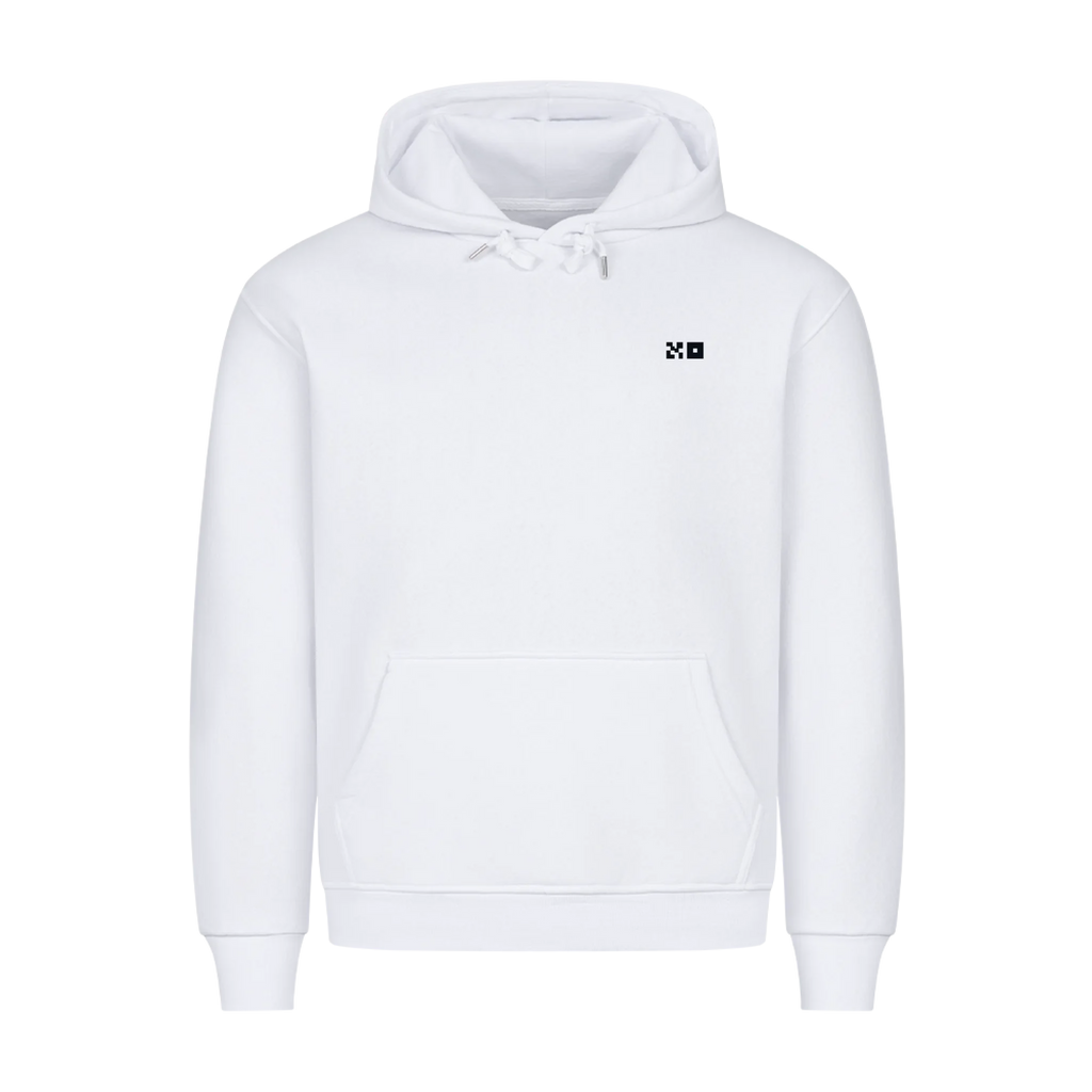 HigherBlanks Premium Hoodie white front